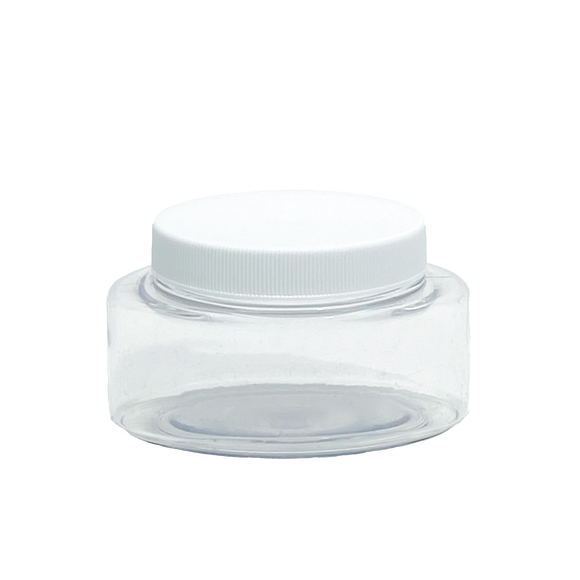 Jar Plástico 4 oz Clear (Ovalado)