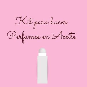 Kit para hacer perfumes en aceite